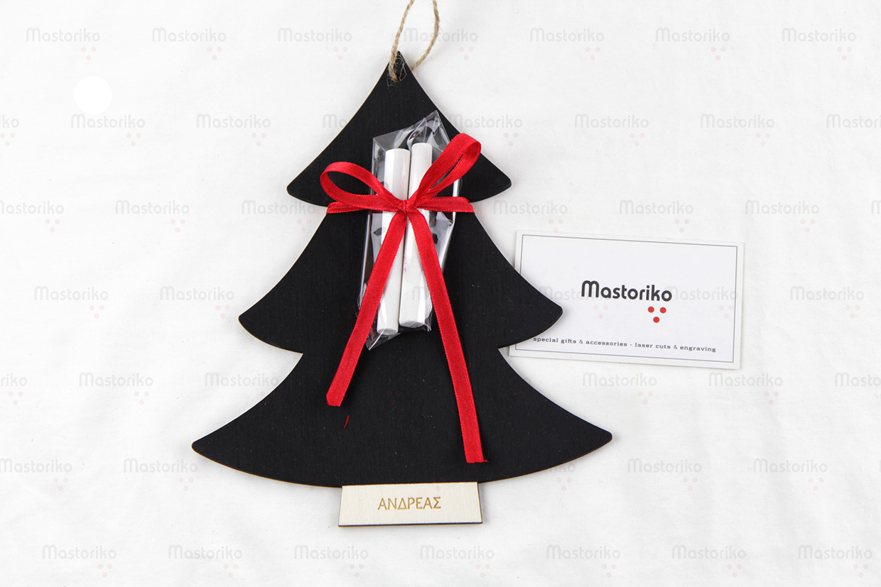 Μαυροπίνακας σε σχήμα δέντρο, Χριστουγεννιάτικα δώρα - Κύπρο - Ελλάδα - S.M. Mastoriko BLACK-CHR1 (3)